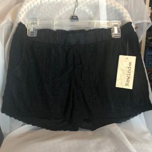 Black Lace shorts